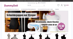 Desktop Screenshot of dummydoll.de