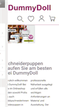 Mobile Screenshot of dummydoll.de