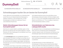 Tablet Screenshot of dummydoll.de